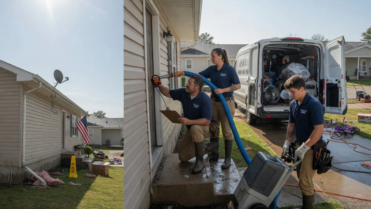 Ceiling Water Damage Restoration in Wooster, AR near me